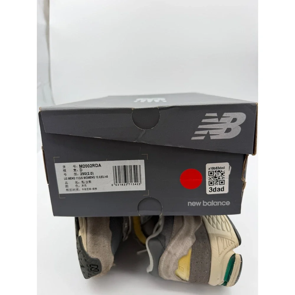 New Balance 2002R Protection Pack Rain Cloud Grey M2002RDA Mens 11